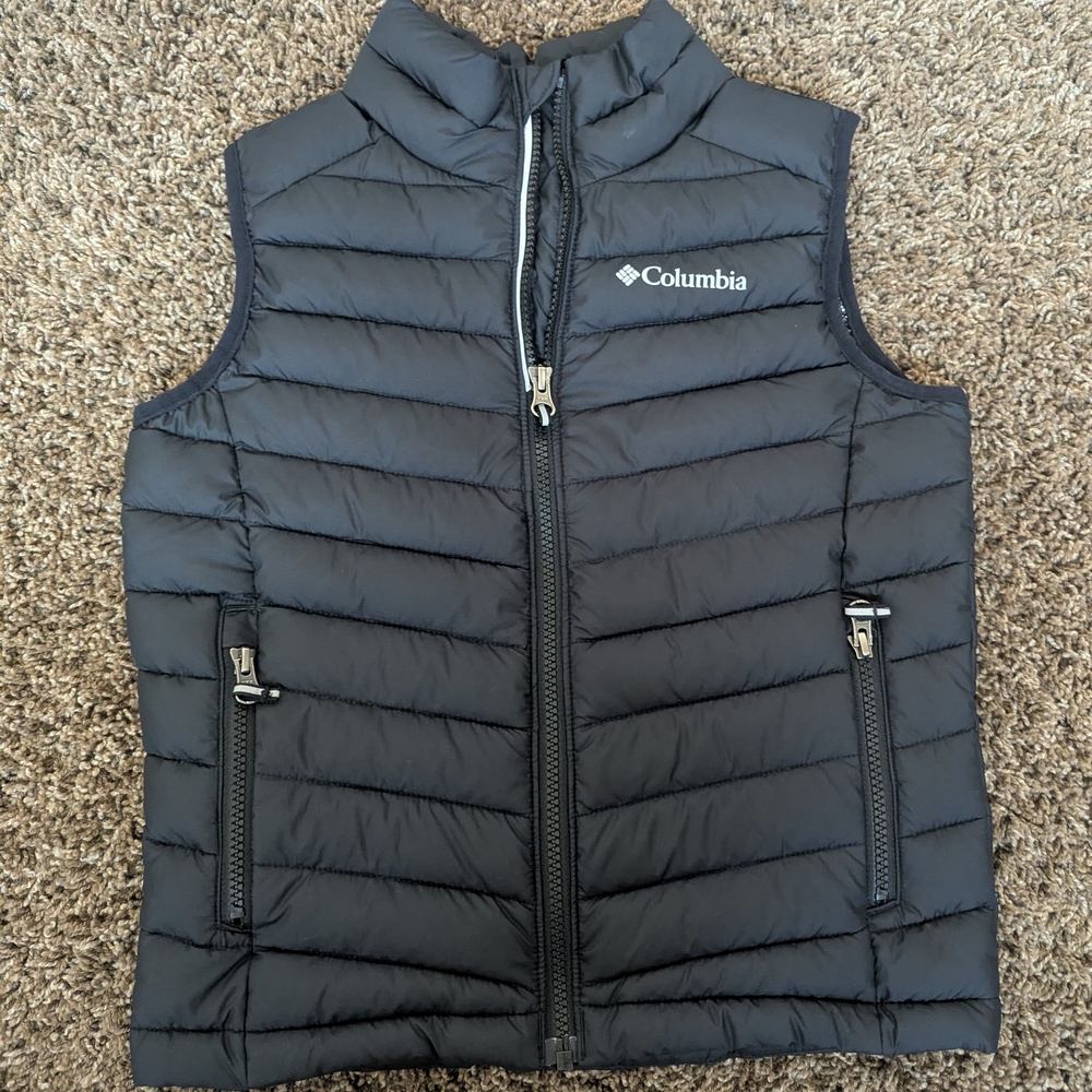 Columbia Black Quilted Vest